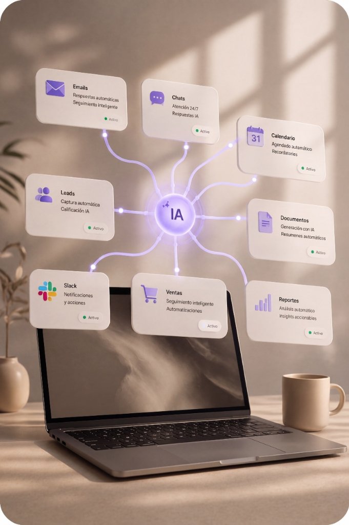 Integración de IA y automatización - SolucionAI